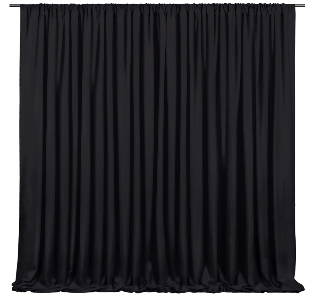 Black 8x8 backdrop