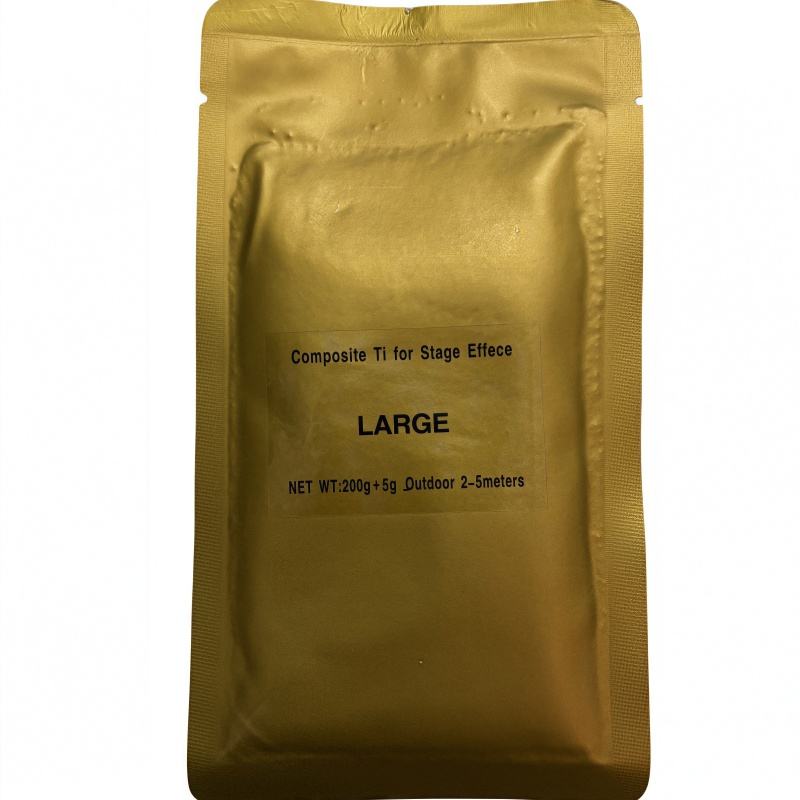 Gold 200g cold-spark powder refill pouch